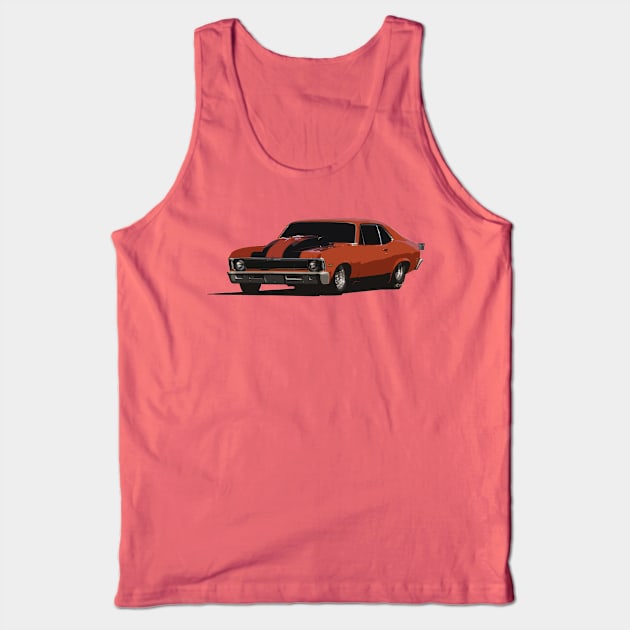 1968 Chevy Nova Dragster - stylized Tank Top by mal_photography